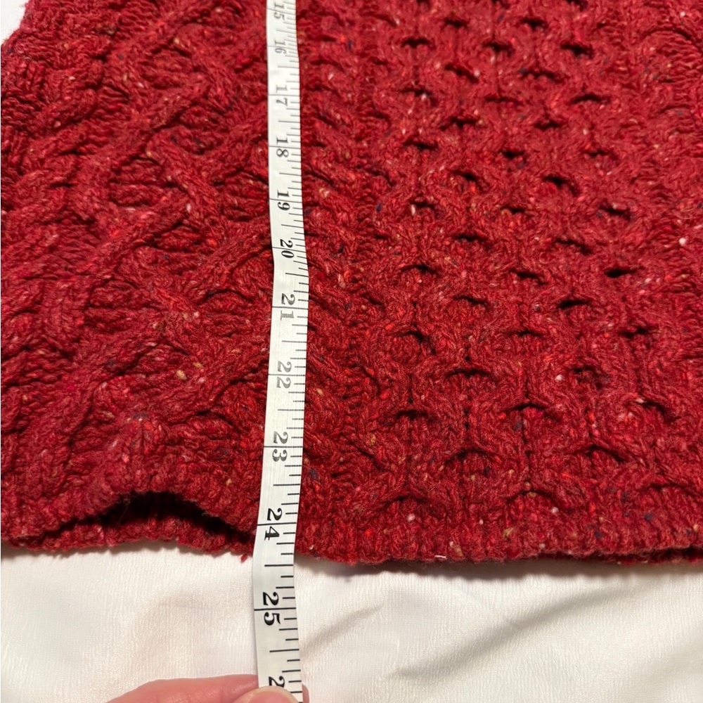 Aran Sweater Market Ireland Cable Knit Wool Cashmere Sweater M - Picture 9 of 10